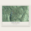 Pine Plains, New York map print, the full design