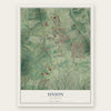 Union, Kentucky map print, the full design