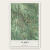 Thayer, Missouri map print, the full design