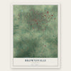 Brownsville, Tennessee map print, the full design