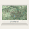 Northampton, Bucks County, Pennsylvania map print, the full design