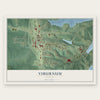 Viburnum, Missouri map print, the full design