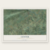 Center, Snyder County, Pennsylvania map print, the full design