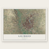Las Cruces, New Mexico map print, the full design