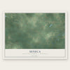 Seneca, Green Lake County, Wisconsin map print, the full design