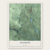 Manheim, New York map print, the full design