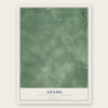 Adams, Arenac County, Michigan map print, the full design