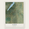 Ramah, Colorado map print, the full design