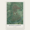 Bradley Gardens, New Jersey map print, the full design