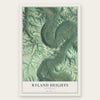 Ryland Heights, Kentucky map print, the full design