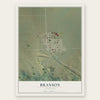 Branson, Colorado map print, the full design