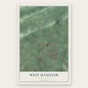 West Hanover, Pennsylvania map print, the full design