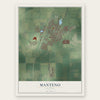 Manteno, Illinois map print, the full design
