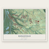 Ridgefield, Washington map print, the full design