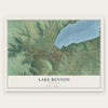 Lake Benton, Minnesota map print, the full design