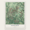 Stonecrest, Georgia map print, the full design