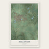 Millstadt, Illinois map print, the full design