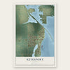 Keyesport, Illinois map print, the full design