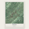 Moody, Alabama map print, the full design