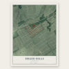 Druid Hills, Kentucky map print, the full design