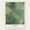 Sasser, Georgia map print, the full design