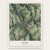 Haysi, Virginia map print, the full design