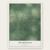 Spearsville, Louisiana map print, the full design