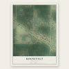 Roosevelt, Minnesota map print, the full design