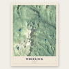 Wheelock, Vermont map print, the full design