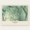 Canaan, Vermont map print, the full design
