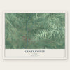 Centreville, Alabama map print, the full design