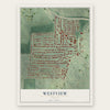 Westview, Georgia map print, the full design