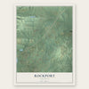 Rockport, Arkansas map print, the full design