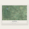 Easton, Adams County, Wisconsin map print, the full design