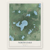 North Oaks, Minnesota map print, the full design