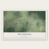 Prattsville, Arkansas map print, the full design