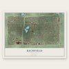 Richfield, Minnesota map print, the full design