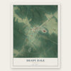 Shady Dale, Georgia map print, the full design