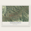 Ruidoso Downs, New Mexico map print, the full design