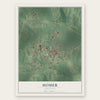 Homer, Louisiana map print, the full design