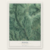 Pavia, Pennsylvania map print, the full design