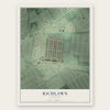 Richlawn, Kentucky map print, the full design