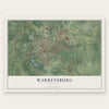 Warrensburg, Missouri map print, the full design