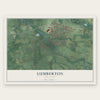 Lumberton, New Jersey map print, the full design