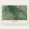 Liverpool, Texas map print, the full design