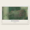 Montezuma, Kansas map print, the full design