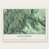 East Taylor, Pennsylvania map print, the full design