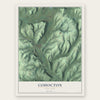 Cohocton, New York map print, the full design