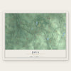 Java, New York map print, the full design