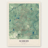 Sudbury, Massachusetts map print, the full design